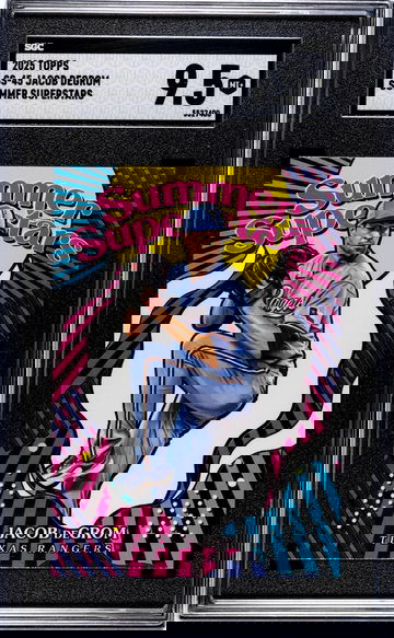 2025 Topps #SS-45 Jacob Degrom Summer Superstars SGC 9.5