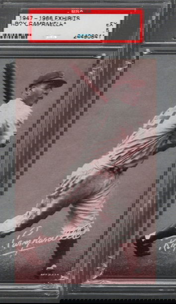 1947-1966 Exhibits Roy Campanella PSA 5 EX