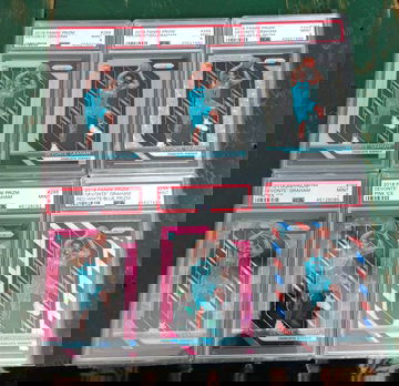 (6) 2018 Panini Prizm Devonte Graham Prizm PSA 9 #288