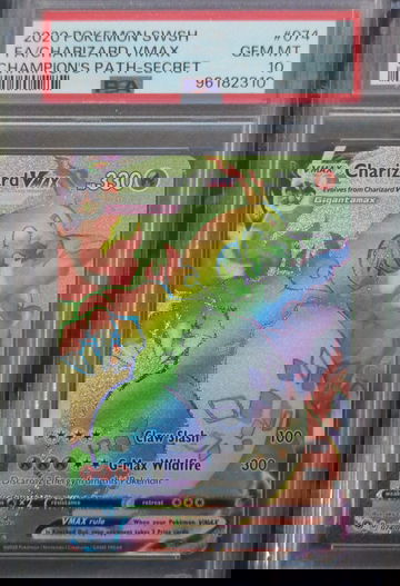 2020 Champions Path Secret Rare Charizard PSA 10