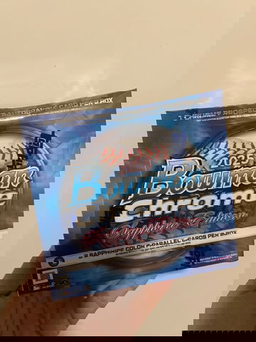 2025 Bowman Chrome Sapphire Edition Hobby Box - (In Hand)