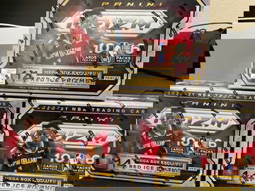 3x 2020-21 Prizm Mega Box Target