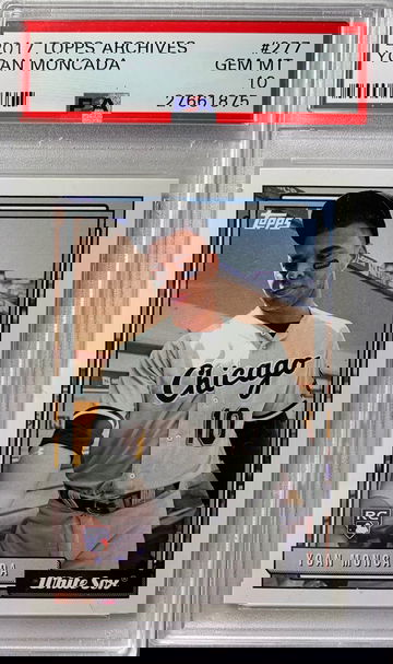 2017 Topps Archives Yoan Moncada RC #277 PSA 10 Gem Mint