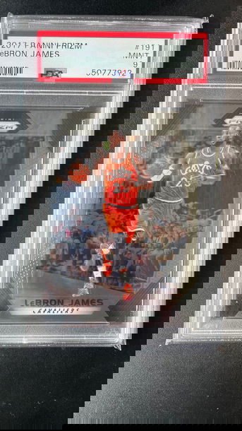 2017 Prizm Lebron James PSA 9 