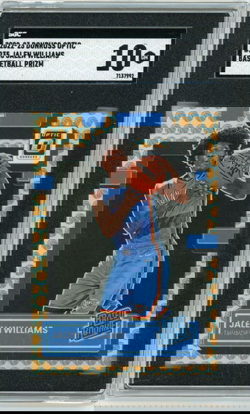 JALEN WILLIAMS 2022-23 Panini Donruss Optic Emoji Basketball Prizm Rc #235 SGC 10