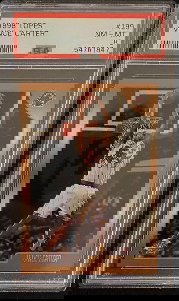 1998 Topps Vince Carter PSA 8