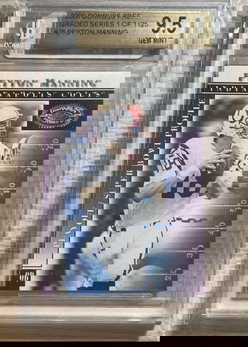 2000 Donruss Preferred Graded Series 1125 Peyton Manning #78 BGS 9.5 