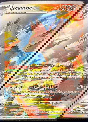 2025 Pokémon Lycanroc Journey Together 166/159