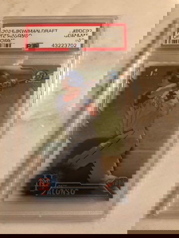 2016 2016 Bowman chrome draft Pete Alonso PSA 10