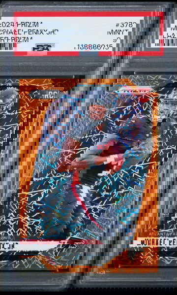 2024 Panini Prizm Lazer Prizm Michael Penix Jr. #378 RC PSA 9