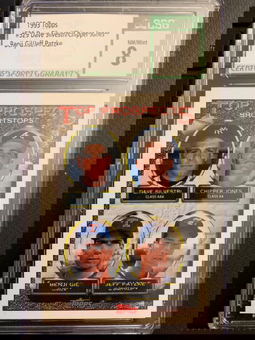 1993 Topps Chipper Jones Rookie Card HOF CSG 8 NM/Mint