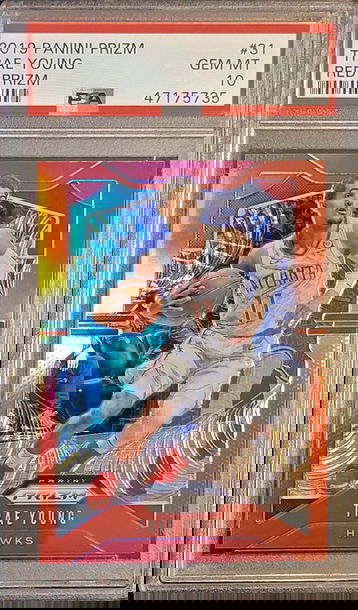 2019 Panini Prizm Red /299 Trae Young #31 PSA 10 Gem Mint