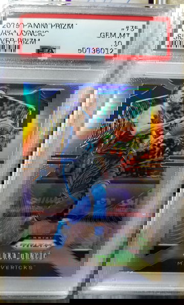 Luka doncic 2019 prizm silver 2nd year psa gem Mint 10