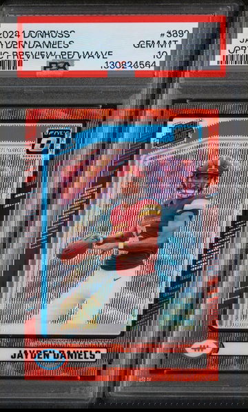 2024 Donruss Optic Rated Rookie Preview Red Wave Jayden Daniels #389 PSA 10