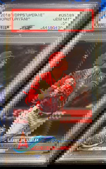 2018 Topps Update - Shohei Ohtani - US 189 - PSA 10