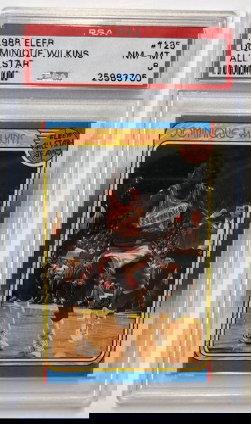 1988 Fleer Dominique Wilkins All-Star PSA 8