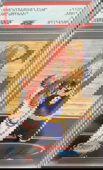 1998 Stadium Club Kobe Bryant #170 PSA 9 Mint