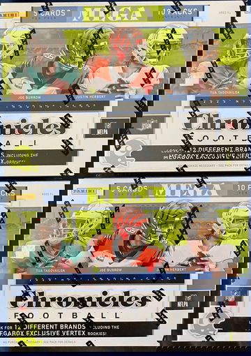 2020 Panini Chronicles Football Mega Box (Lot of 2)