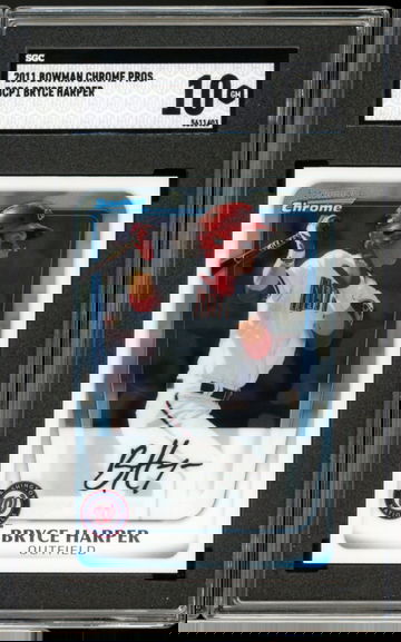 2011 Bowman Chrome Prospects BCP1 Bryce Harper SGC 10 Gem Mint