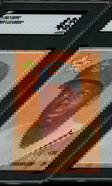 1962 Topps Lou Brock Rookie #387 SGC VG-EX 4