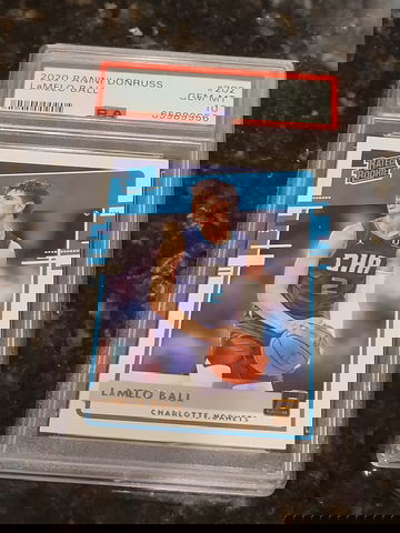 2020 Donruss Rated Rookie Lamelo Ball PSA 10 GEM MT #202