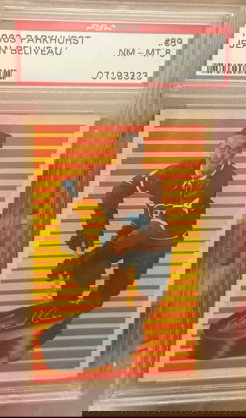 1963 Parkhurst Jean Beliveau PSA 8