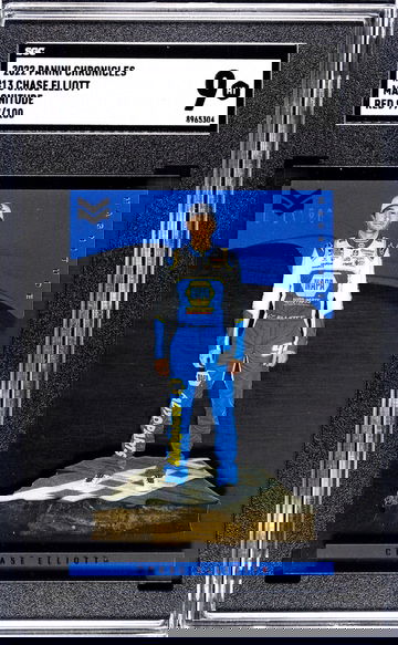 2022 Panini Chronicles Magnitude Red Chase Elliott #13 /100 SGC 9