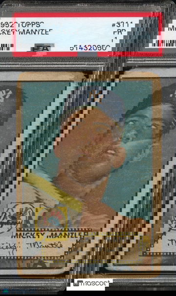 1952 Topps Mickey Mantle #311 PSA 1