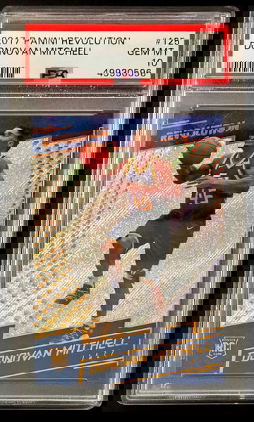 2017-18 Panini Revolution Donovan Mitchell #125 RC Rookie - PSA 10 Gem! Jazz