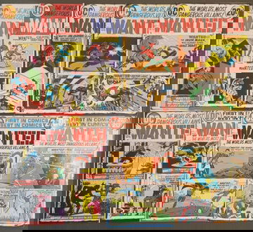 WANTED THE WORLDS MOST DANGEROUS VILLAINS SET (1972-1973)