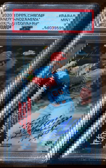 2020 Topps Chrome Randy Arozarena RC Auto PSA 9 Mint