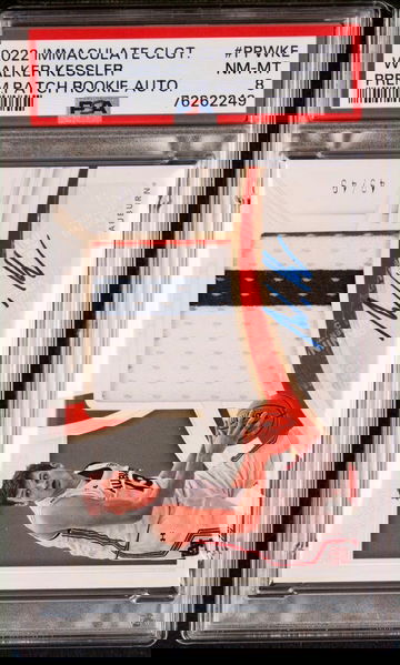 2022 Panini Immaculate Collegiate  Walker Kessler RPA Jersey 49/49 PSA 8 NM-MT