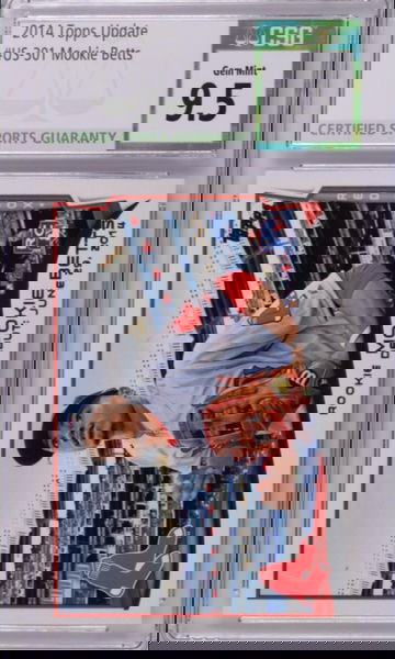 Mookie Betts RC 2014 Topps Update .US-301 Dodgers