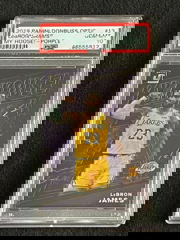 2019-20 Optic My House LeBron James Purple PSA 10