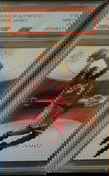 2004 SP Authentic Lebron James #14 PSA 9