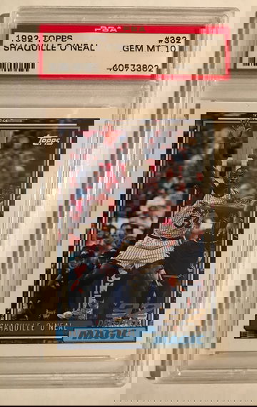 1992 topps Shaquille O’Neal RC PSA10 