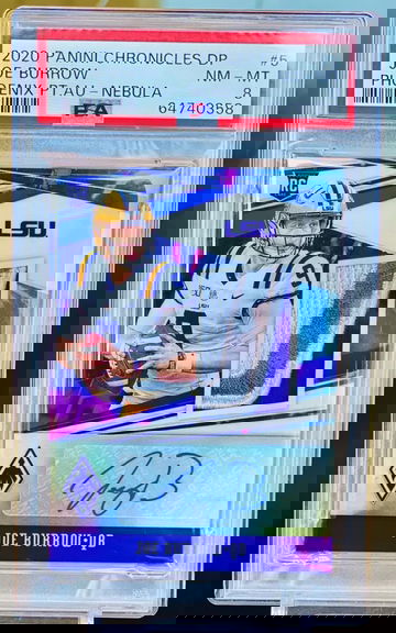 2020 Joe Burrow RC RPA PSA Auto Phoenix  Nebula /2 