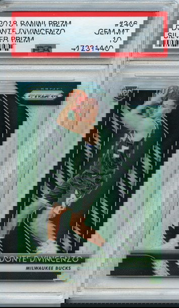 Donte Divincenzo Prizm Silver PSA 10