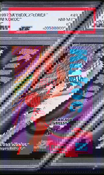 Toni Kukoc 1997 Skybox Z-Force Rave /399 PSA 8