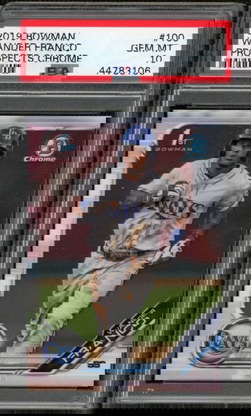 Wander Franco 2019 Bowman Chrome Rookie PSA 10
