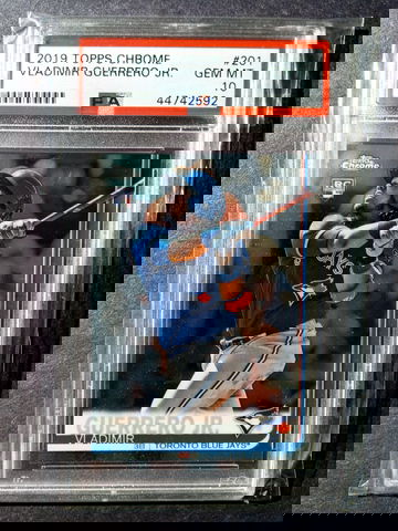 2019 Topps Chrome #201 Vladimir Guerrero Jr Rookie RC PSA 10