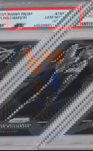 2019 Prizm Zion Williamson PSA 10