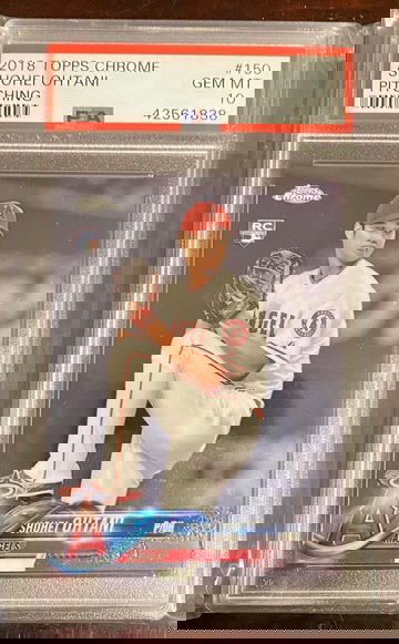 2018 Topps Chrome Shohei Ohtani PSA 10
