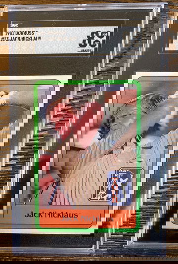 1981 Donruss Jack Nicklaus RC SGC 8