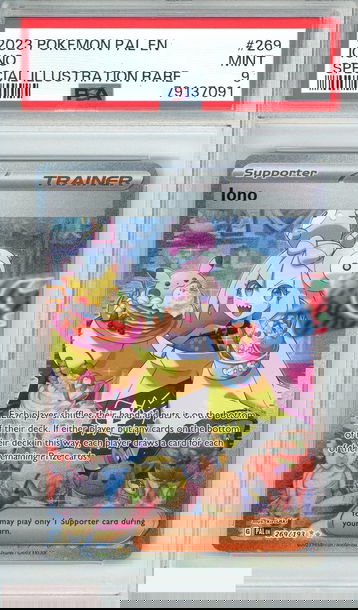 2023 POKEMON PAL EN-PALDEA EVOLVED IONO #269 SPECIAL ILLUSTRATION RARE PSA 9 MINT