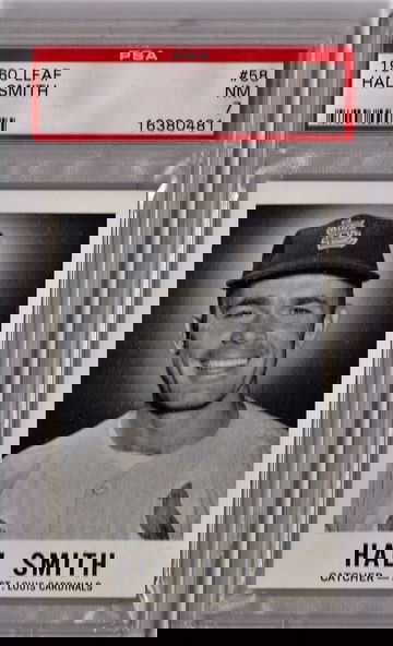 1960 Leaf Hal Smith #58 PSA 7 P1249