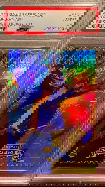 2012 Kobe Bryant Crusade Blue Gold Psa 9