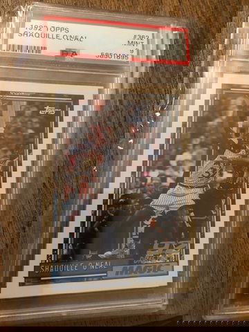 1992 Topps  Shaquille O'Neal Rookie  #362 PSA 9 SHAQ