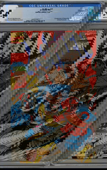 X-Men 4 CGC 9.4 Jim Lee 1st Omega Red Wolverine Gambit cover