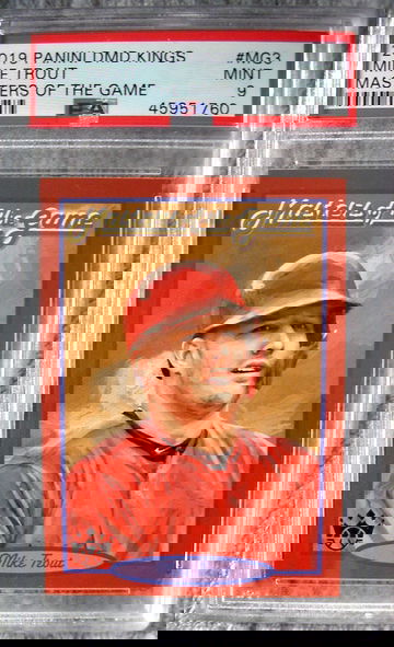 Mike Trout 2019 Diamond Kings Masters of the Game PSA 9
